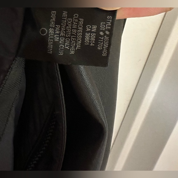 Men’s Elie Tahari 100% Real Leather Jacket XL - Picture 5 of 12